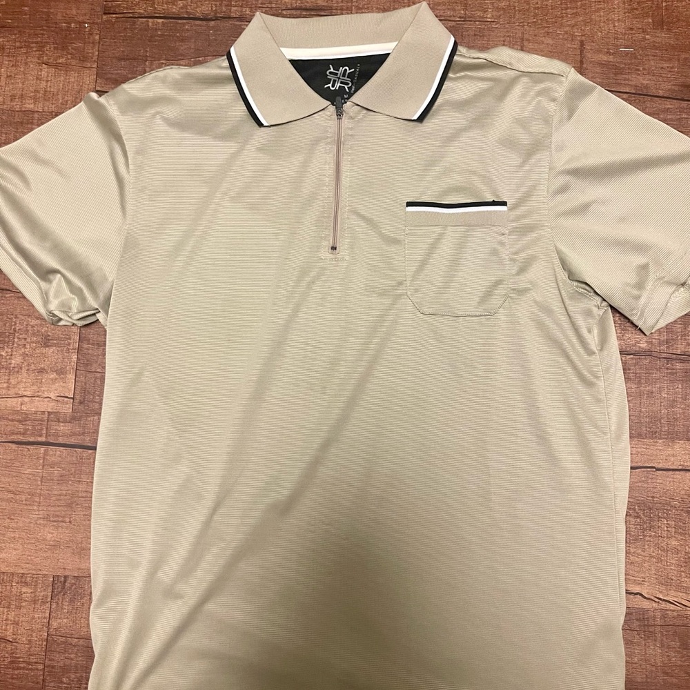 R&R mens size medium polo